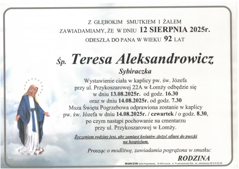 Teresa Aleksandrowicz