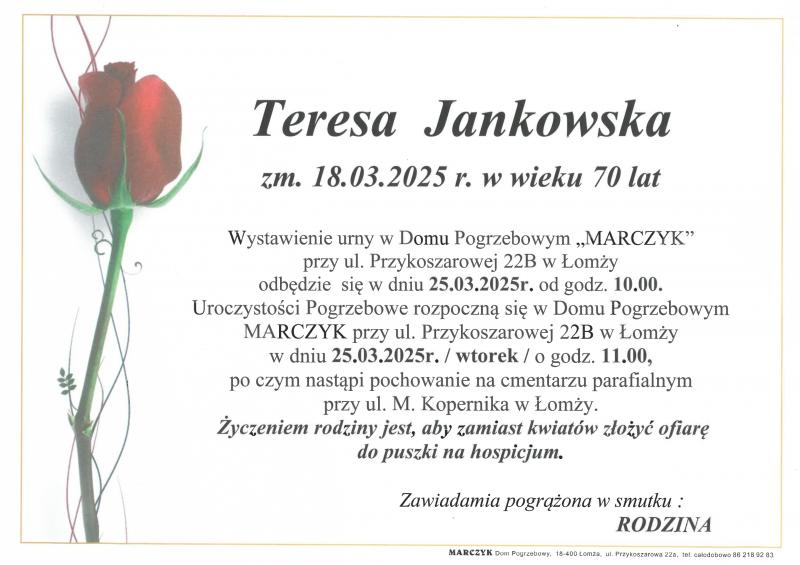 Teresa Jankowska
