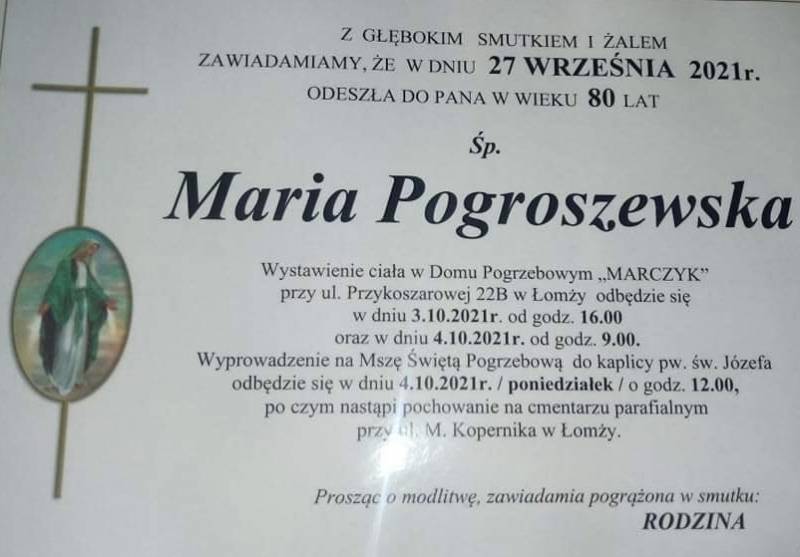 Maria Pogroszewska