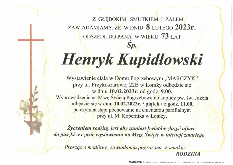 Henryk Kupidłowski