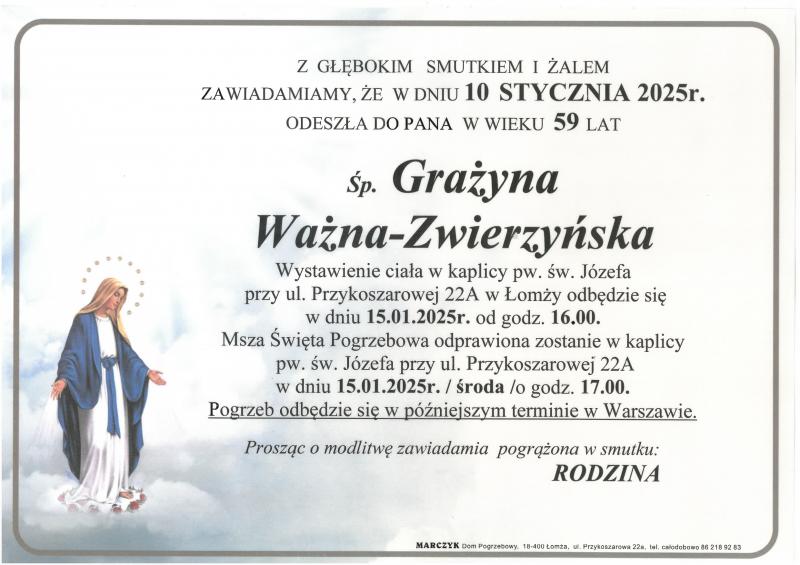 Grażyna Ważna-Zwierzyńska