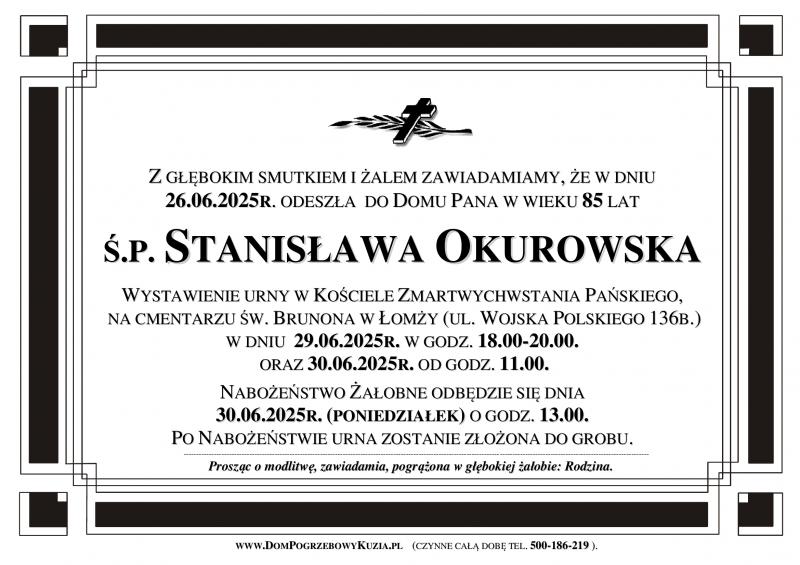 Stanisława Okurowska
