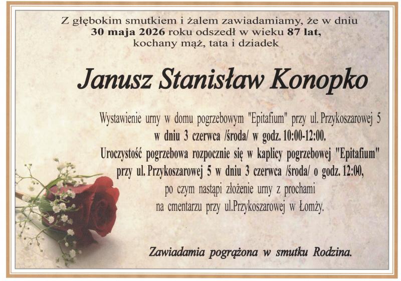 Janusz Stanisław  Konopko