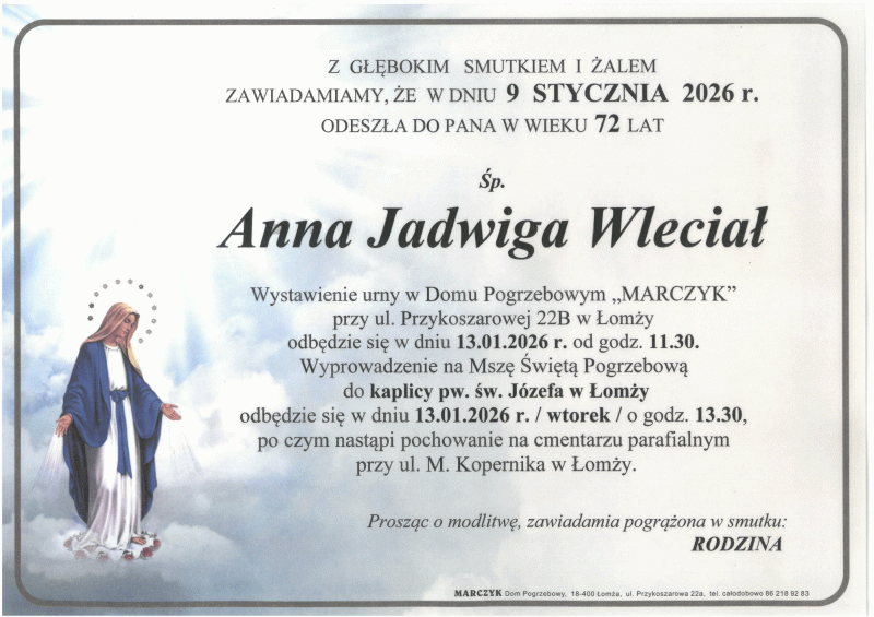 Anna Jadwiga  Wleciał