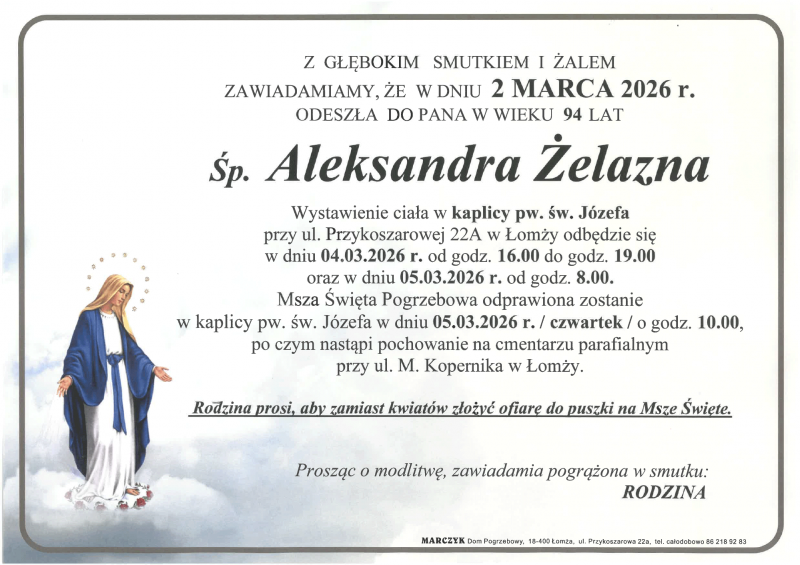 Aleksandra Żelazna