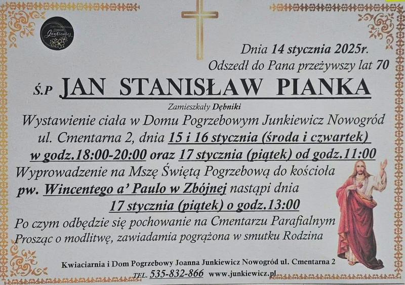 Jan Stanisław Pianka
