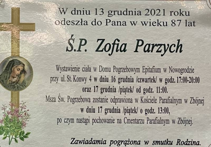 Zofia  Parzych