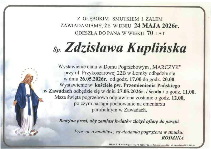 Zdzisława  Kuplińska
