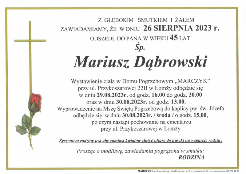 Mariusz  Dąbrowski