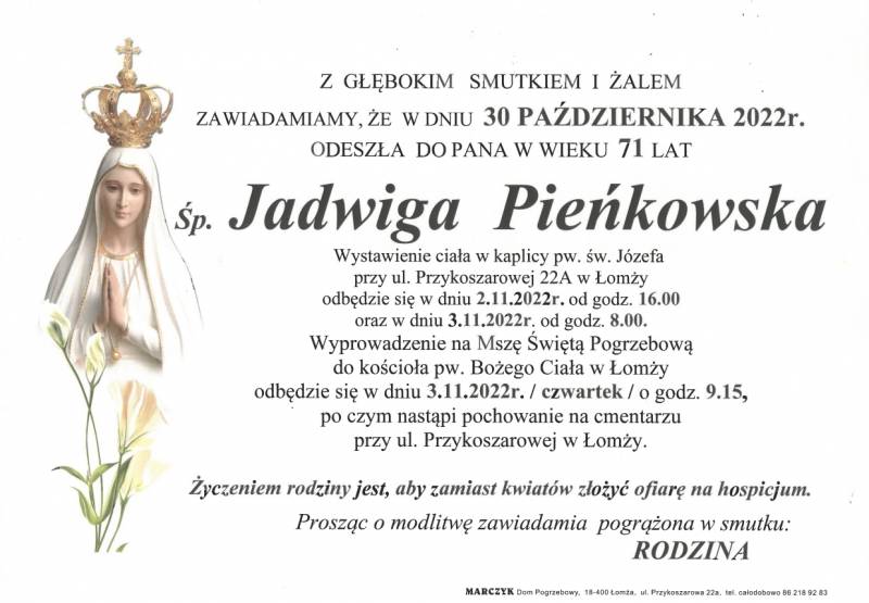 Jadwiga Pieńkowska