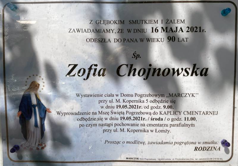 Zofia Chojnowska