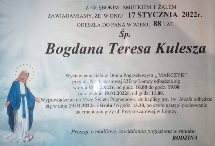 Bogdana Teresa Kulesza