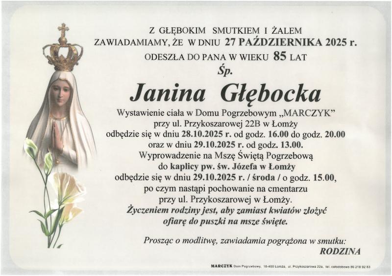 Janina  Głębocka