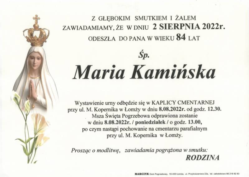 Maria Kamińska