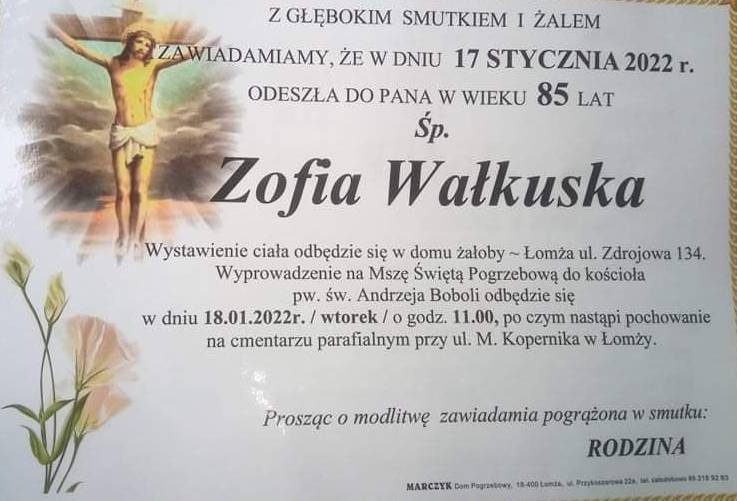 Zofia  Wałkuska