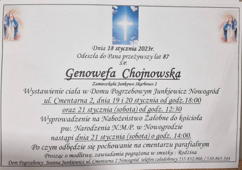 Genowefa Chojnowska