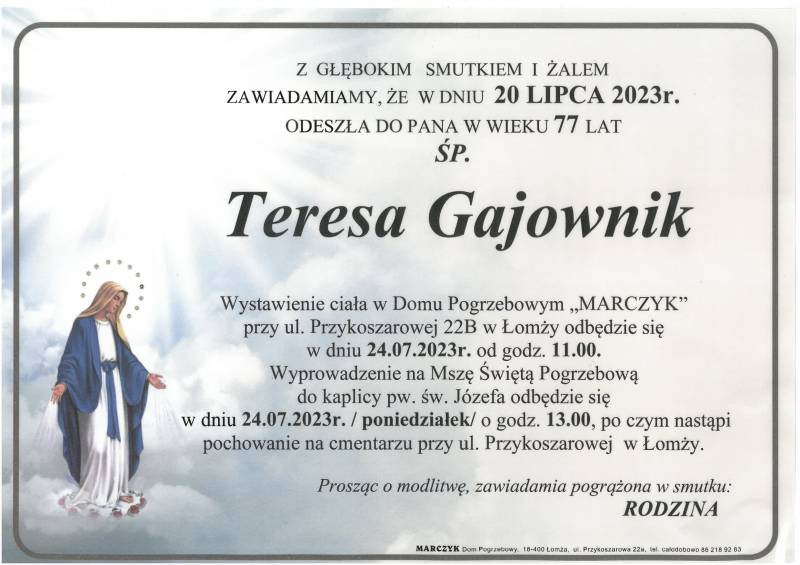 Teresa Gajownik