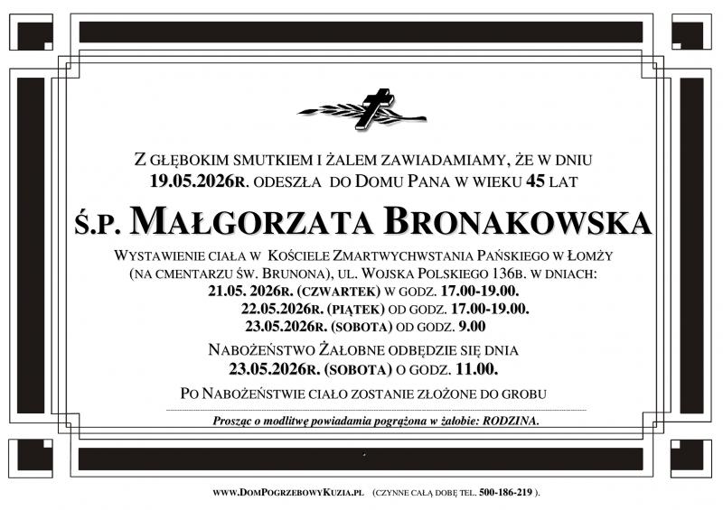 Małgorzata  Bronakowska