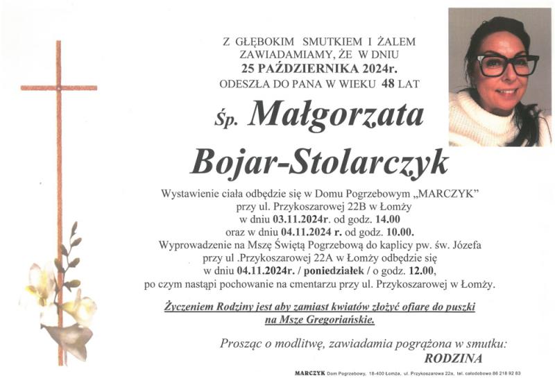 Małgorzata Bojar-Stolarczyk
