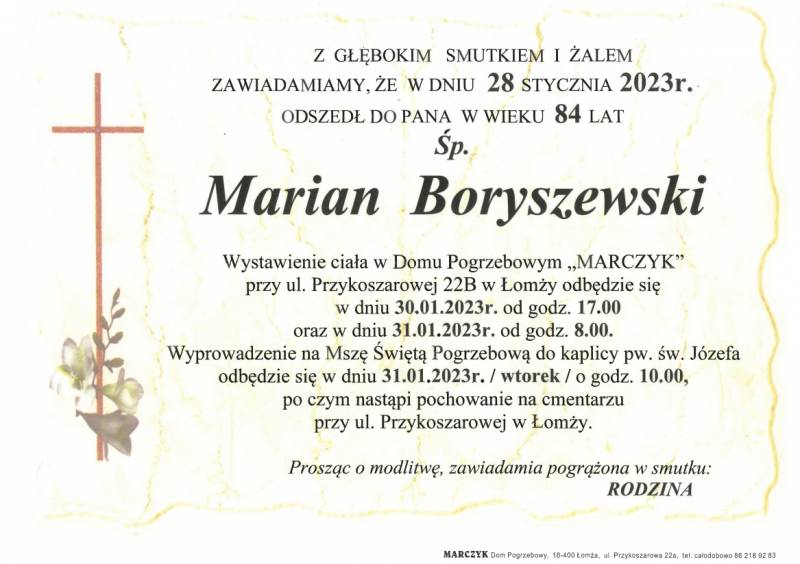 Marian Boryszewski