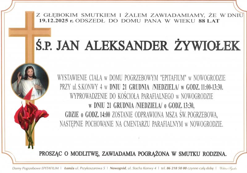 Jan Aleksander Żywiołek