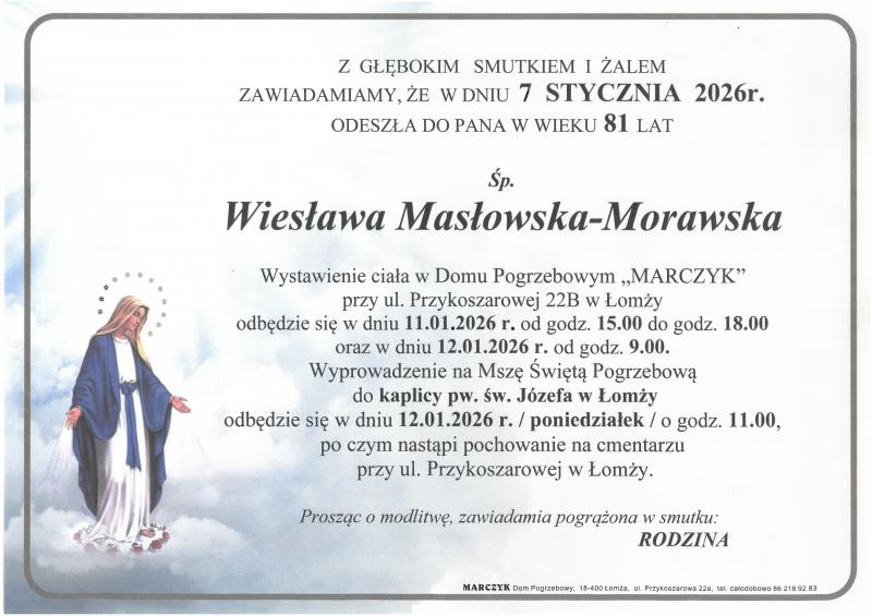 Wiesława Masłowska-Morawska