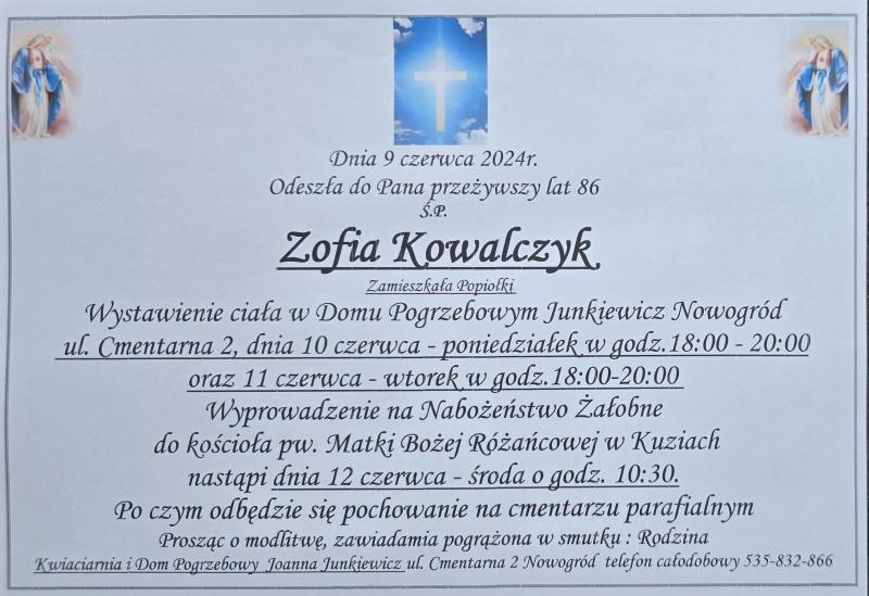 Zofia Kowalczyk