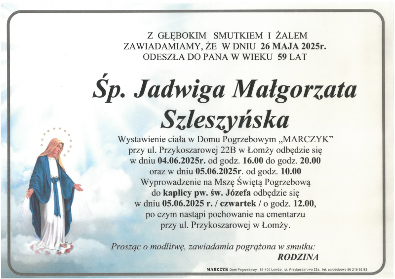Jadwiga Małgorzata Szleszyńska