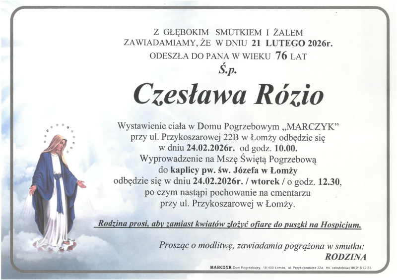 Czesława  Rózio