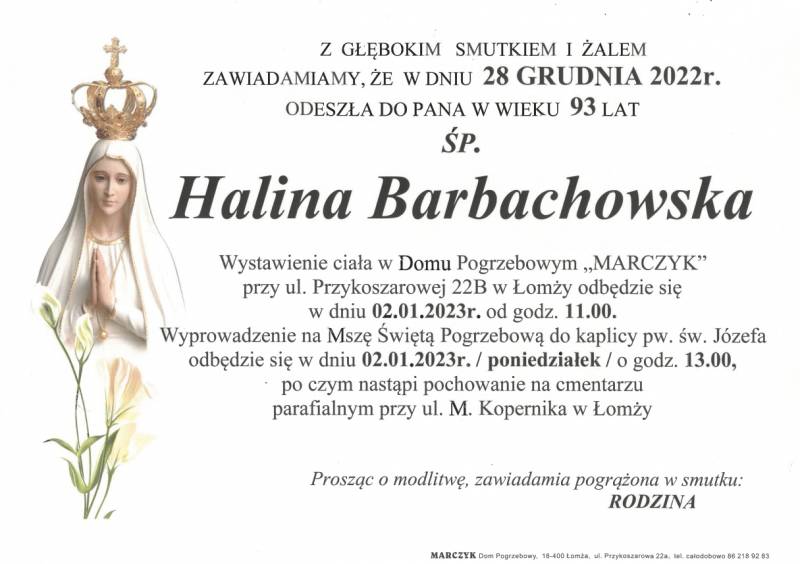 Halina Barbachowska