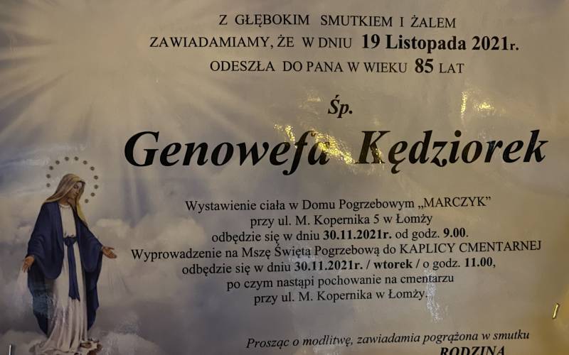 Genowefa Kędziorek