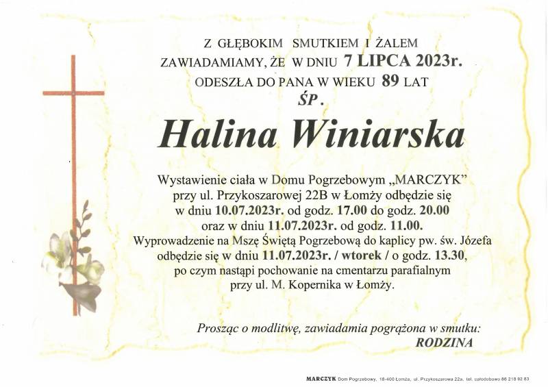 Halina Winiarska