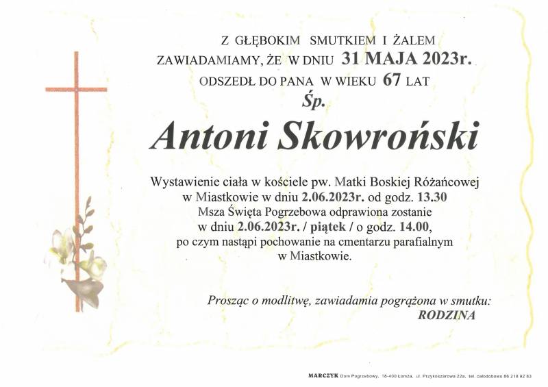 Antoni Skowroński