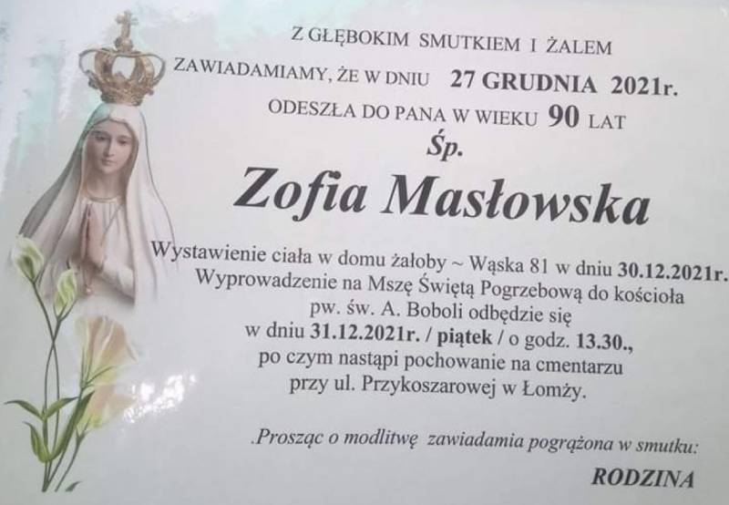 Zofia  Masłowska