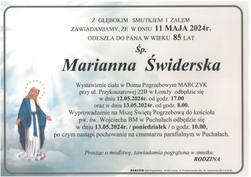 Marianna Świderska