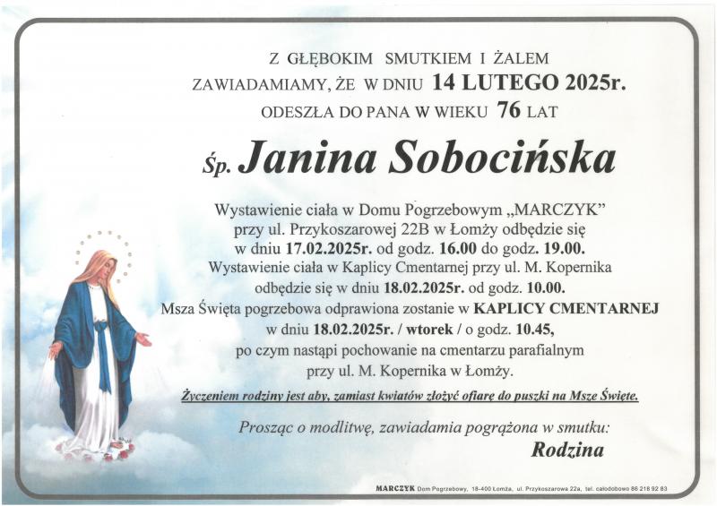 Janina  Sobocińska