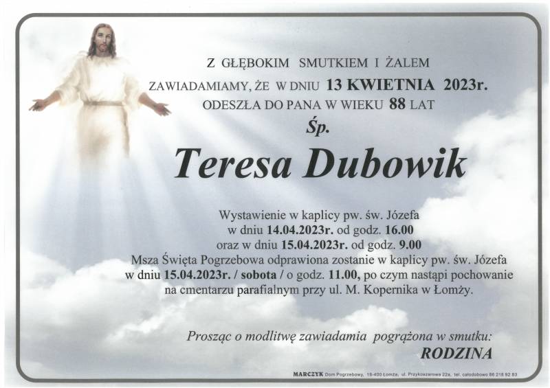 Teresa Dubowik
