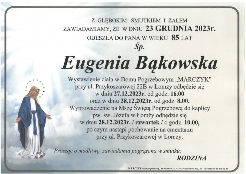 Eugenia Bąkowska
