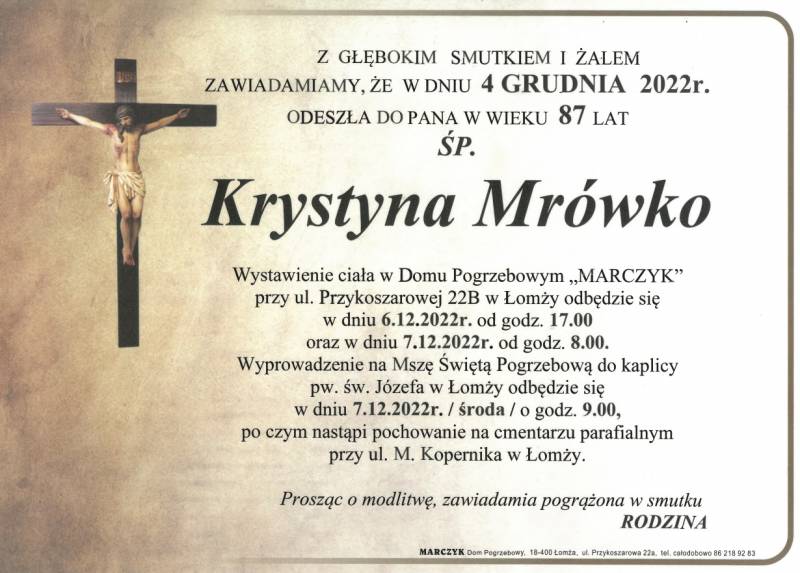 Krystyna Mrówko