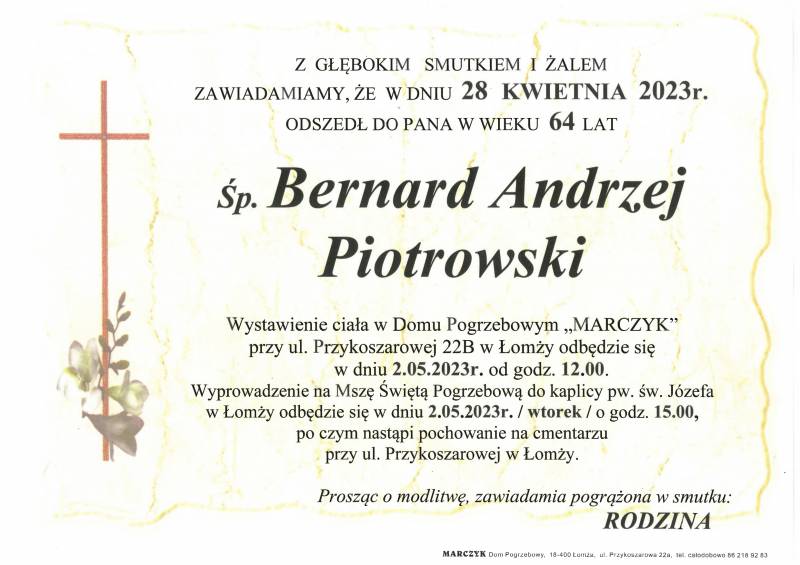 Bernard Andrzej Piotrowski