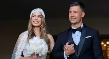 Piłkarz ŁKS-u ma piękną żonę. Julia Suryś i Marcin Stromecki powiedzieli sobie 