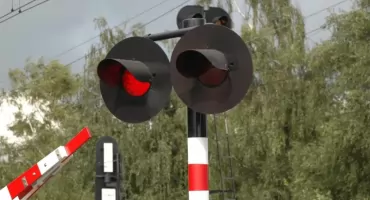 Kierowcy do pociągów muszą się jeszcze przyzwyczaić. Ford utknął pod szlabanem