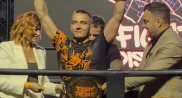 Dominik Dąbrowski z mistrzowskim pasem!
